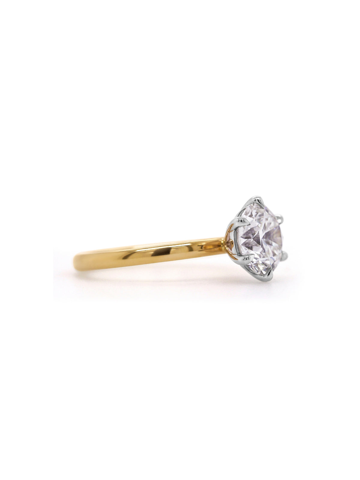 Lab Grown Diamond 2.50 Carat Lucy Ring in 18 Carat Yellow Gold