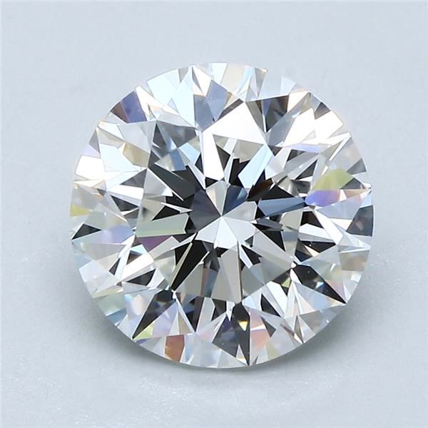 2.85 Carat F-IF Round Cut Diamond