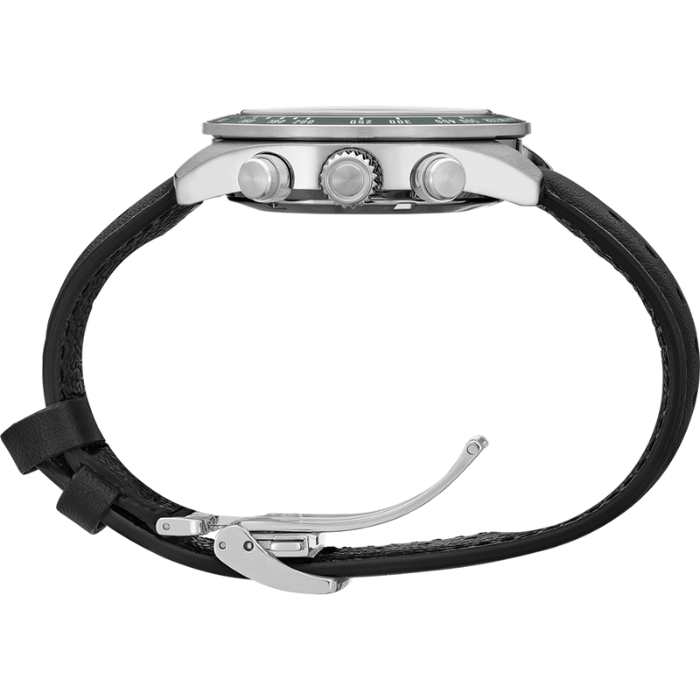 Seiko SSC943P Prospex Speedtimer on a Black Leather Strap