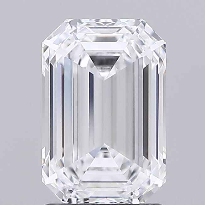 2.02 Carat D-VVS1 Emerald Lab Diamond