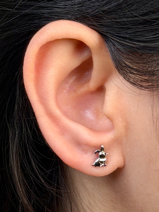Sterling Silver Rabbit Earrings