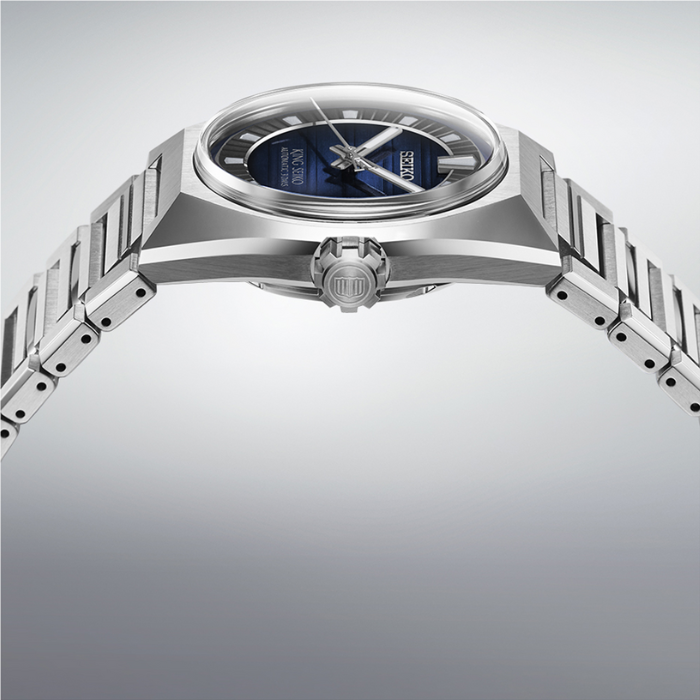 Seiko SLA085J King Seiko Vanac, Blue Dial Bracelet Band