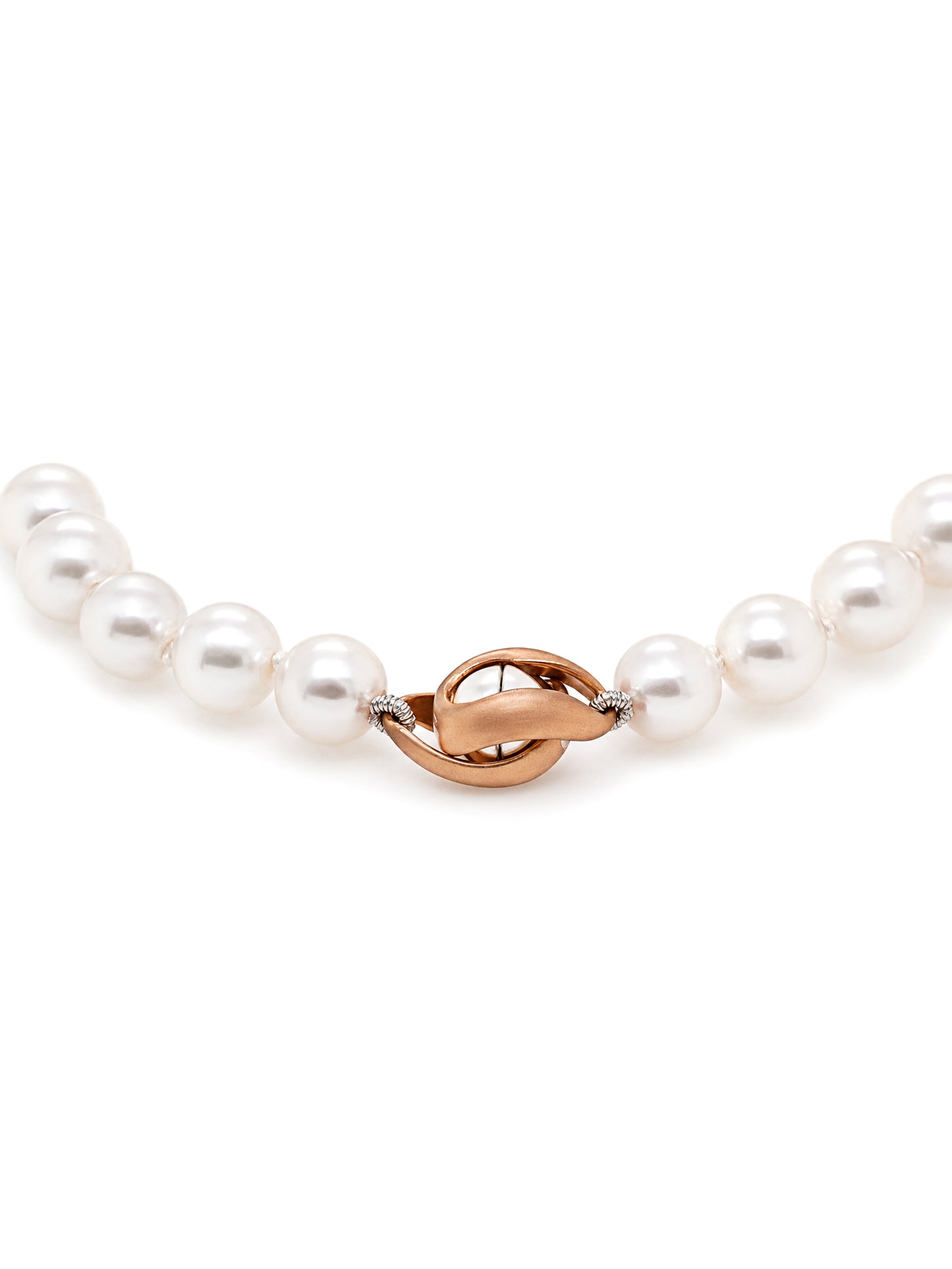 6.5-7mm Akoya Baroque Pearl 19cm Bracelet with Rose Gold Plated Clasp