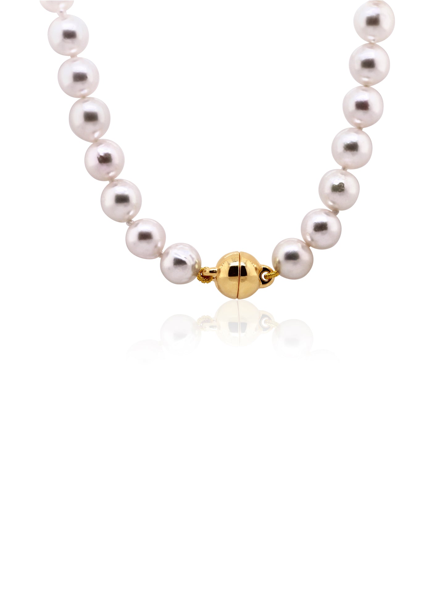 Japanese Akoya Organic Pearls 7-7.5mm, 42cm