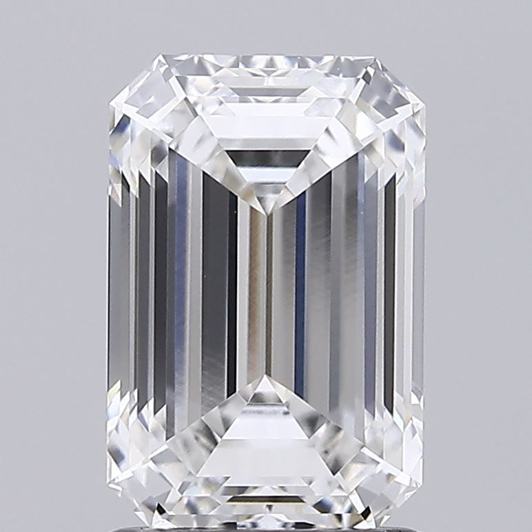 1.90 Carat D-VVS2 Emerald Lab Diamond