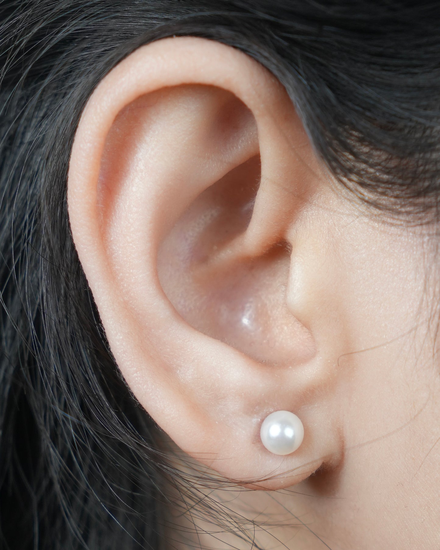 Akoya Cultured Pearl Studs, 18K Yellow Gold, 6-6.5mm