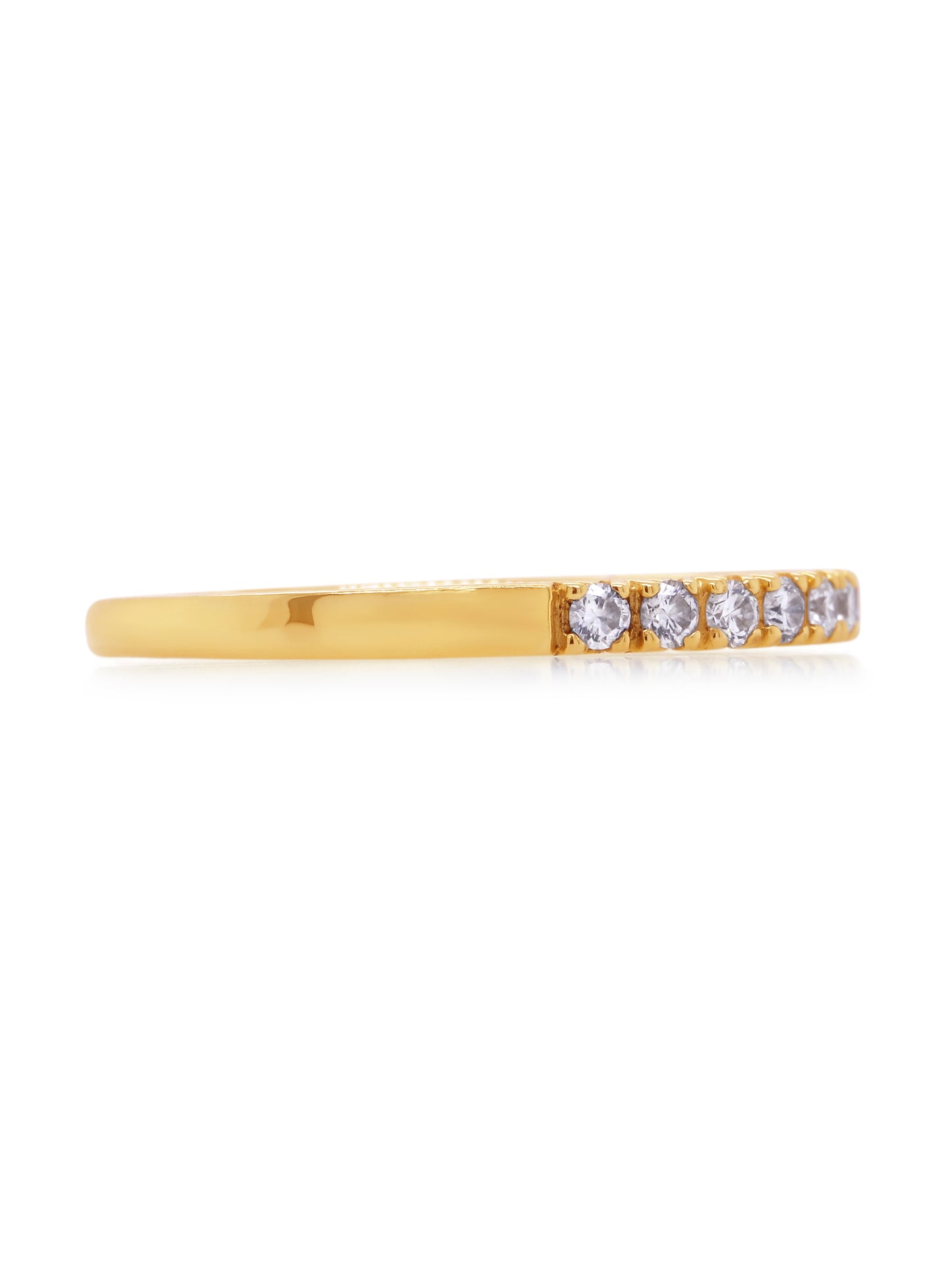 Diamond Set Band 18K Yellow Gold T=0.28ct