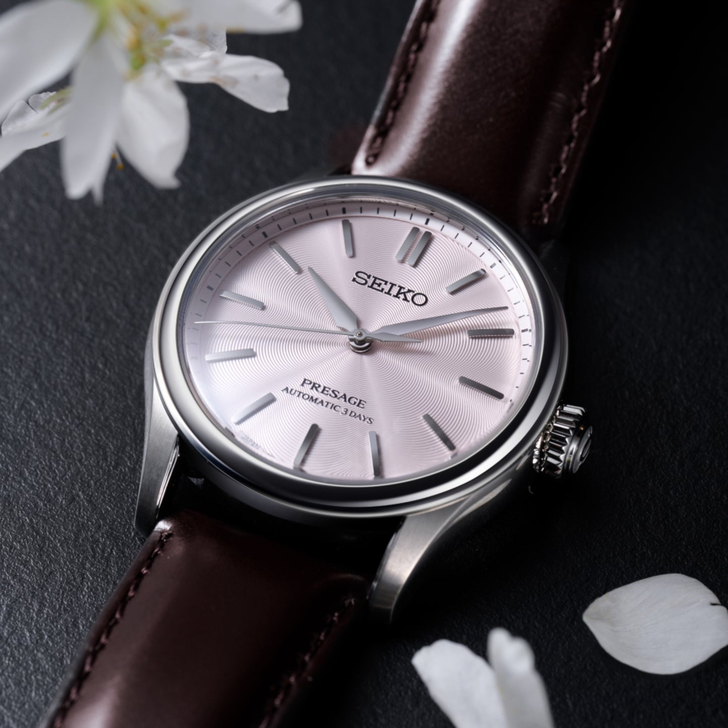 HCC003J Seiko Presage Classic, Leather Strap