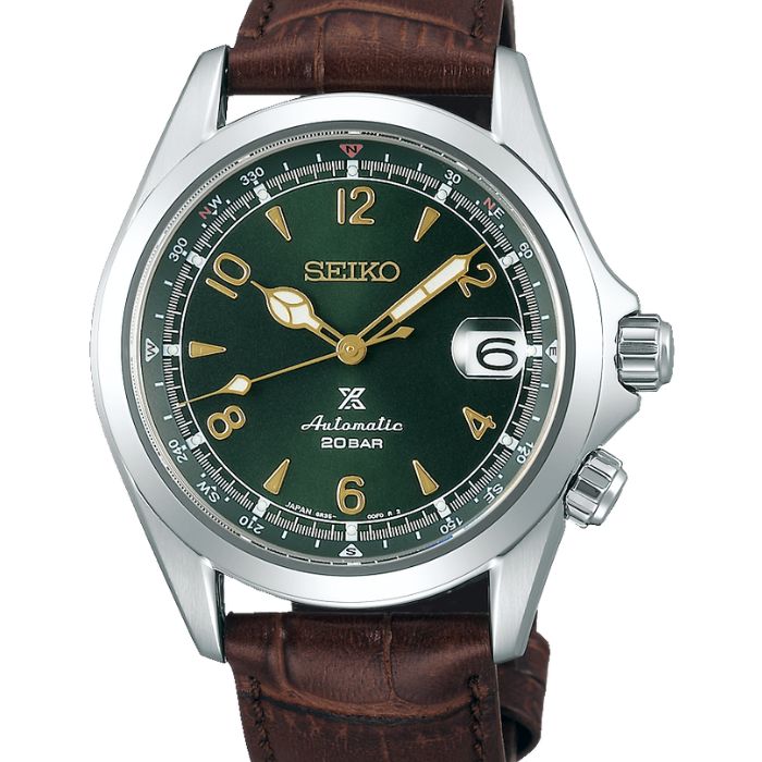 Seiko SPB121J Prospex Alpinist Green automatic, 200m WR
