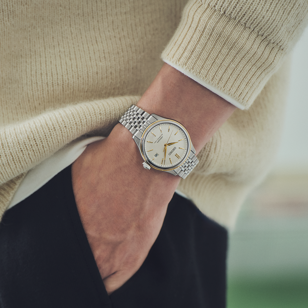 Seiko SPB478J Presage Classic Automatic with a Bracelet Band
