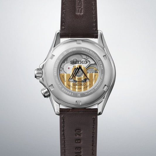 SPB507J Seiko Prospex Alpinist Automatic Green Dial, Leather Strap