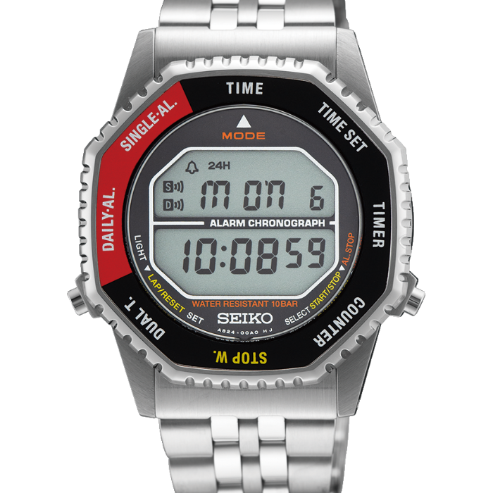 SMGG19P Seiko Digital Watch, Bracelet Band