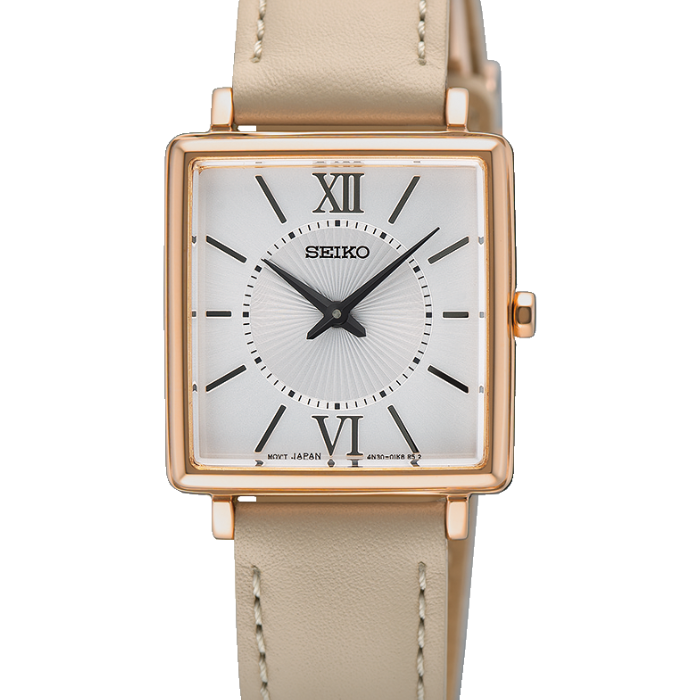 Seiko SWR114P Ladies Rose Gold Conceptual, Leather Strap