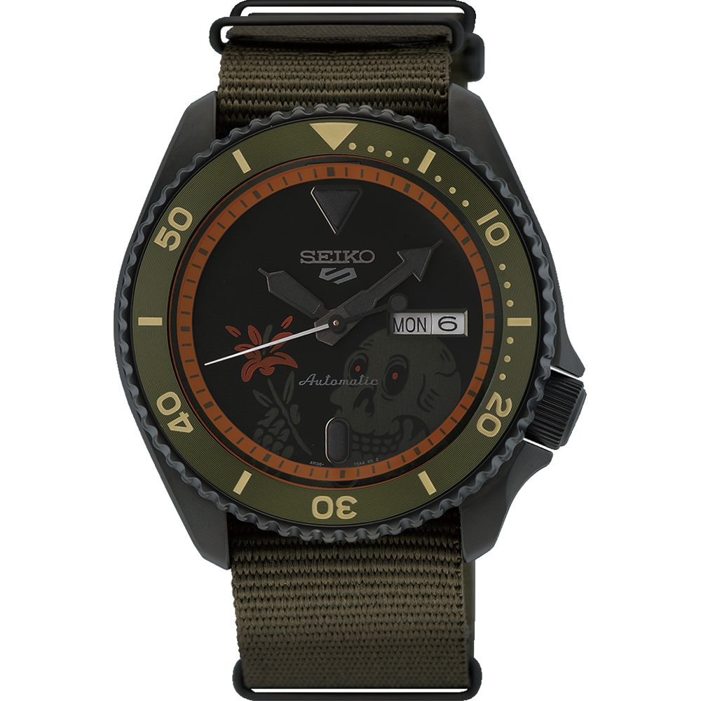 Seiko 5 SRPL27K Kentaro Yoshida Limited Edition, Olive