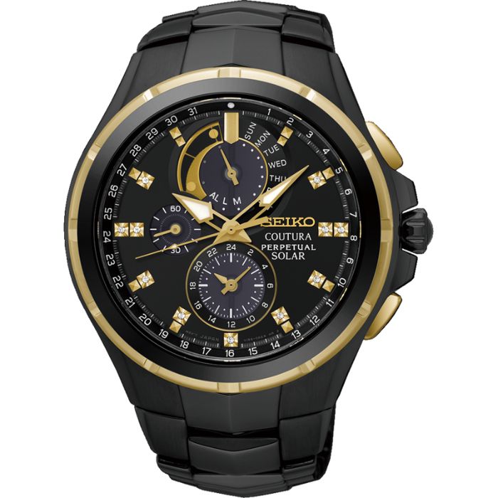 Seiko SSC573P Coutura solar diamond set, bracelet band