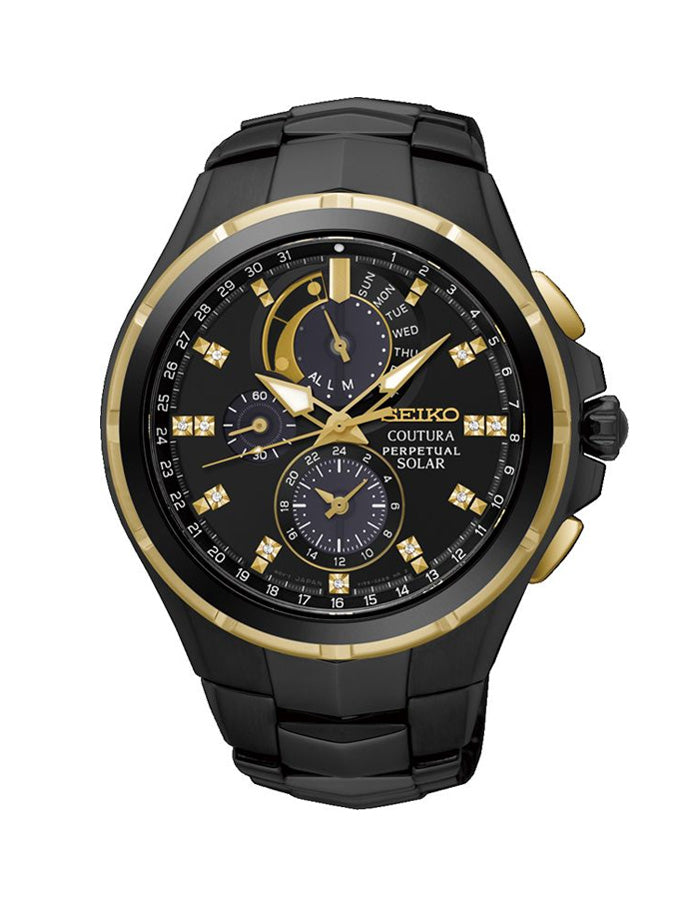 Seiko SSC573P Coutura solar diamond set, bracelet band