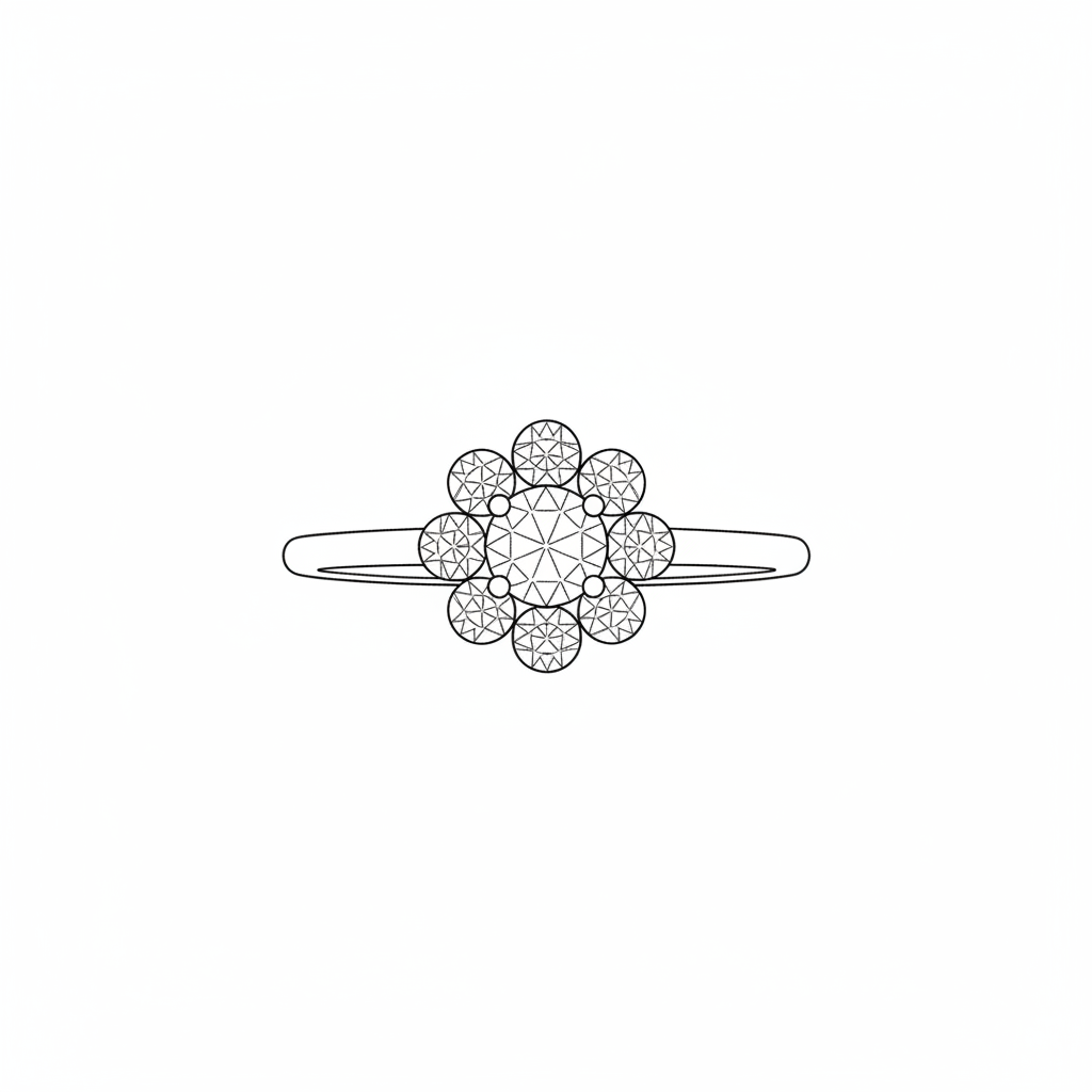 Cluster Engagement Rings