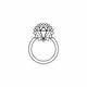 Halo Engagement Rings