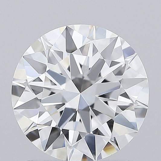 1.58 Carat D-VVS2 Round Lab Diamond