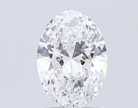 1.5 Carat D-VVS2 Oval Lab Diamond