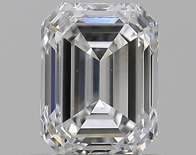 0.81 Carat E-SI1 Emerald Cut Diamond