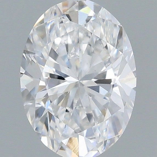 0.71 Carat D-VVS2 Oval Lab Diamond