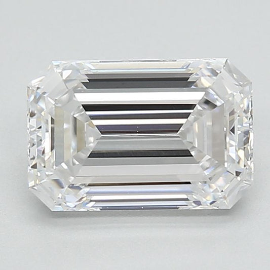 1.92 Carat D-VVS2 Emerald Lab Diamond
