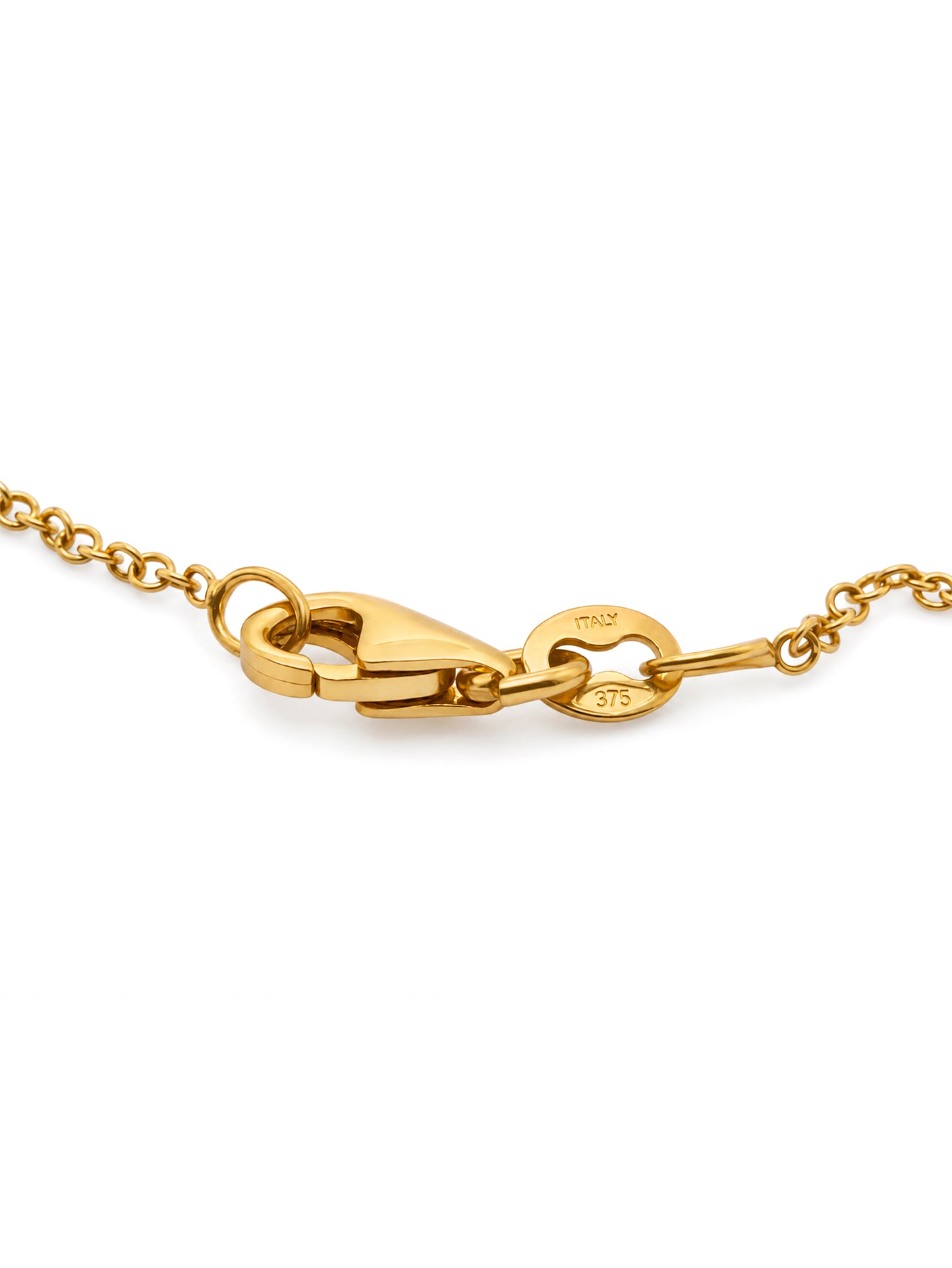 Lab Grown, 0.03 Carat Diamond Bracelet in 9 Carat Yellow Gold