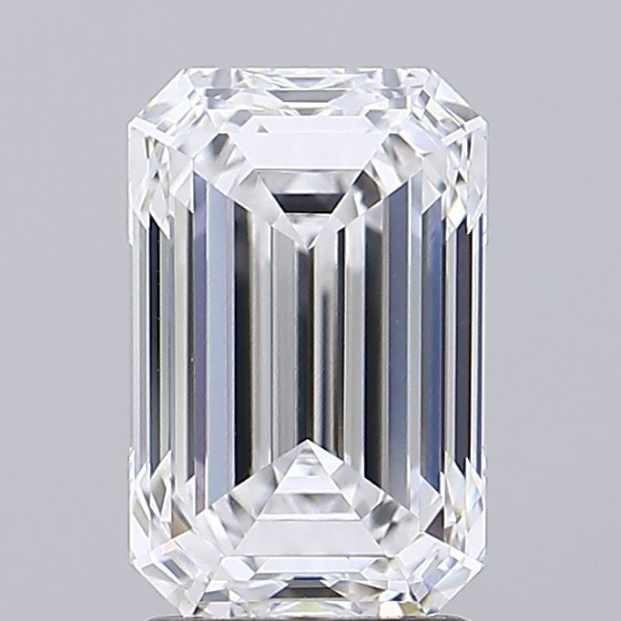 2.81 Carat D-VVS2 Emerald Lab Diamond