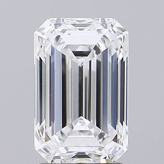 2.81 Carat D-VVS2 Emerald Lab Diamond
