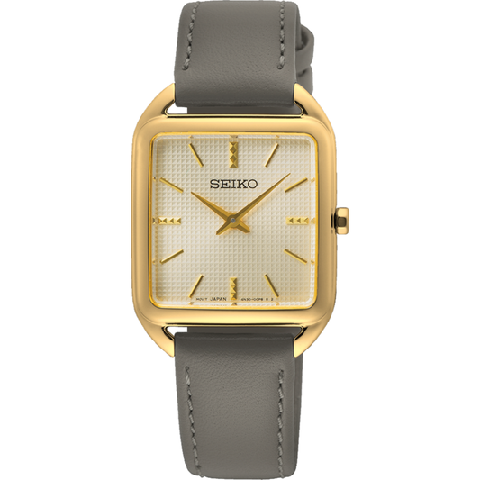 Seiko SWR090P Ladies Conceptual Watch on a Leather Strap