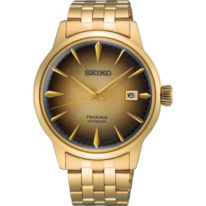 Seiko Presage SRPK48J Automatic Watch, Gold Plated