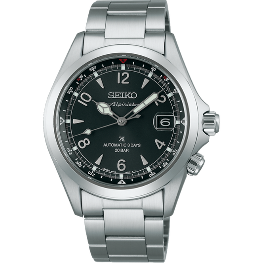 Seiko SPB505J Prospex Alpinist Automatic Black Dial, Bracelet Band