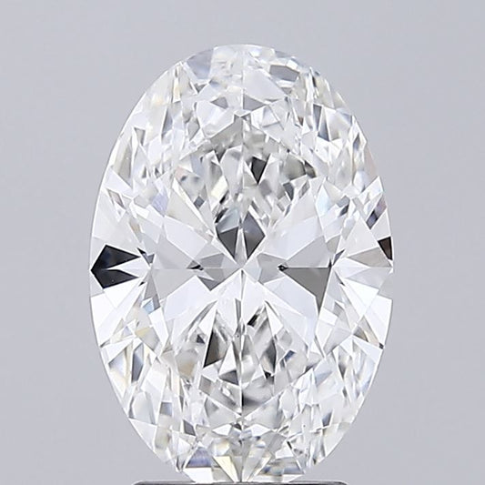 3.09 Carat E-VS1 Oval Lab Diamond