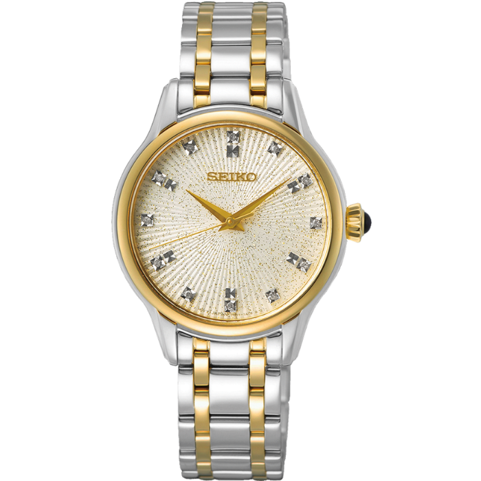 Seiko SRZ550P Ladies 2Tone Conceptual, Diamond Set