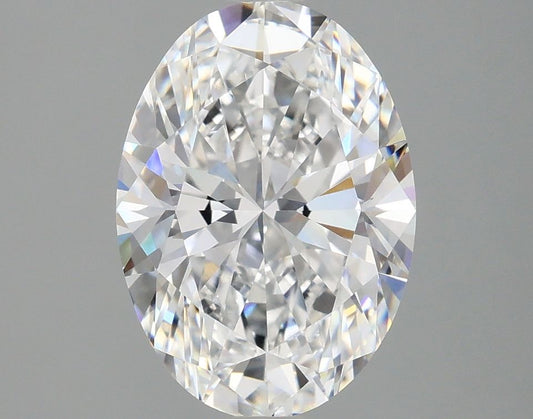 3 Carat E-VVS2 Oval Lab Diamond