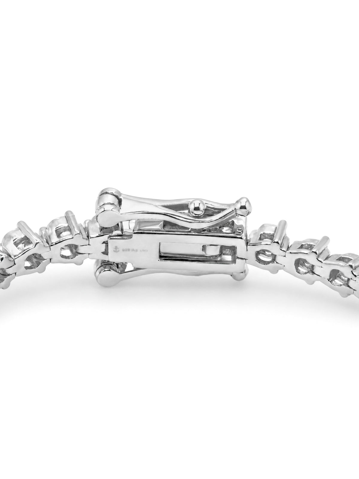 Lab Grown Diamond Tennis Bracelet, Sterling Silver