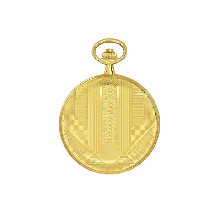 Classique Wyatt Pocket Watch Gold Plated, Arabic