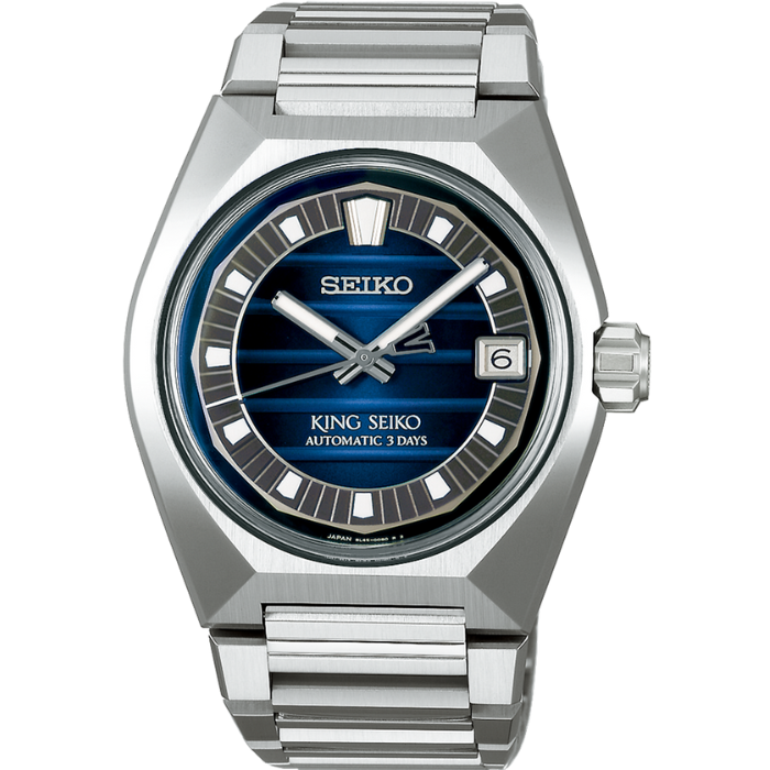 Seiko SLA085J King Seiko Vanac, Blue Dial Bracelet Band