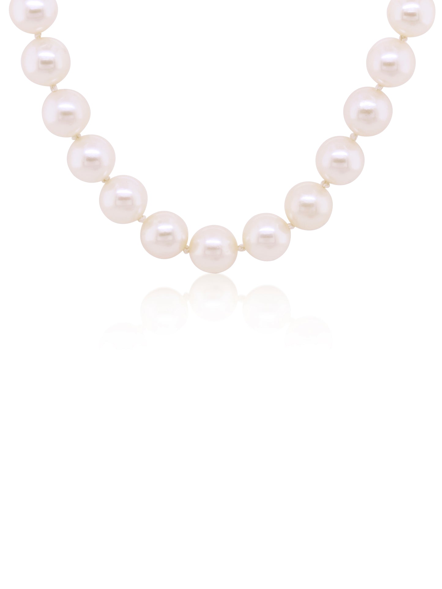 Akoya Pearl Necklet, 9K YG Clasp, 45cm, 6-6.5mm