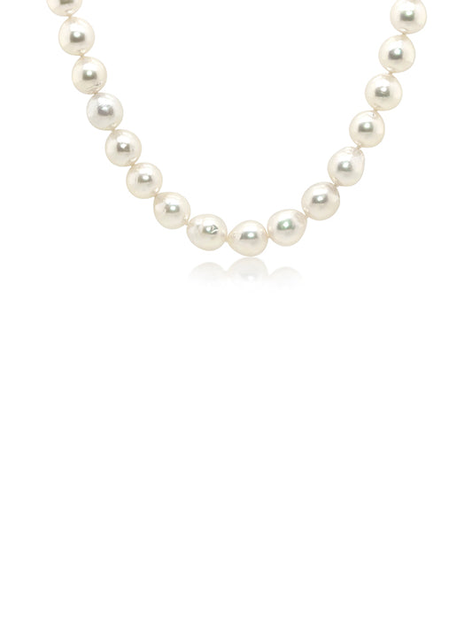 7-7.5mm Akoya Baroque Knotted Pearl 44cm Necklet