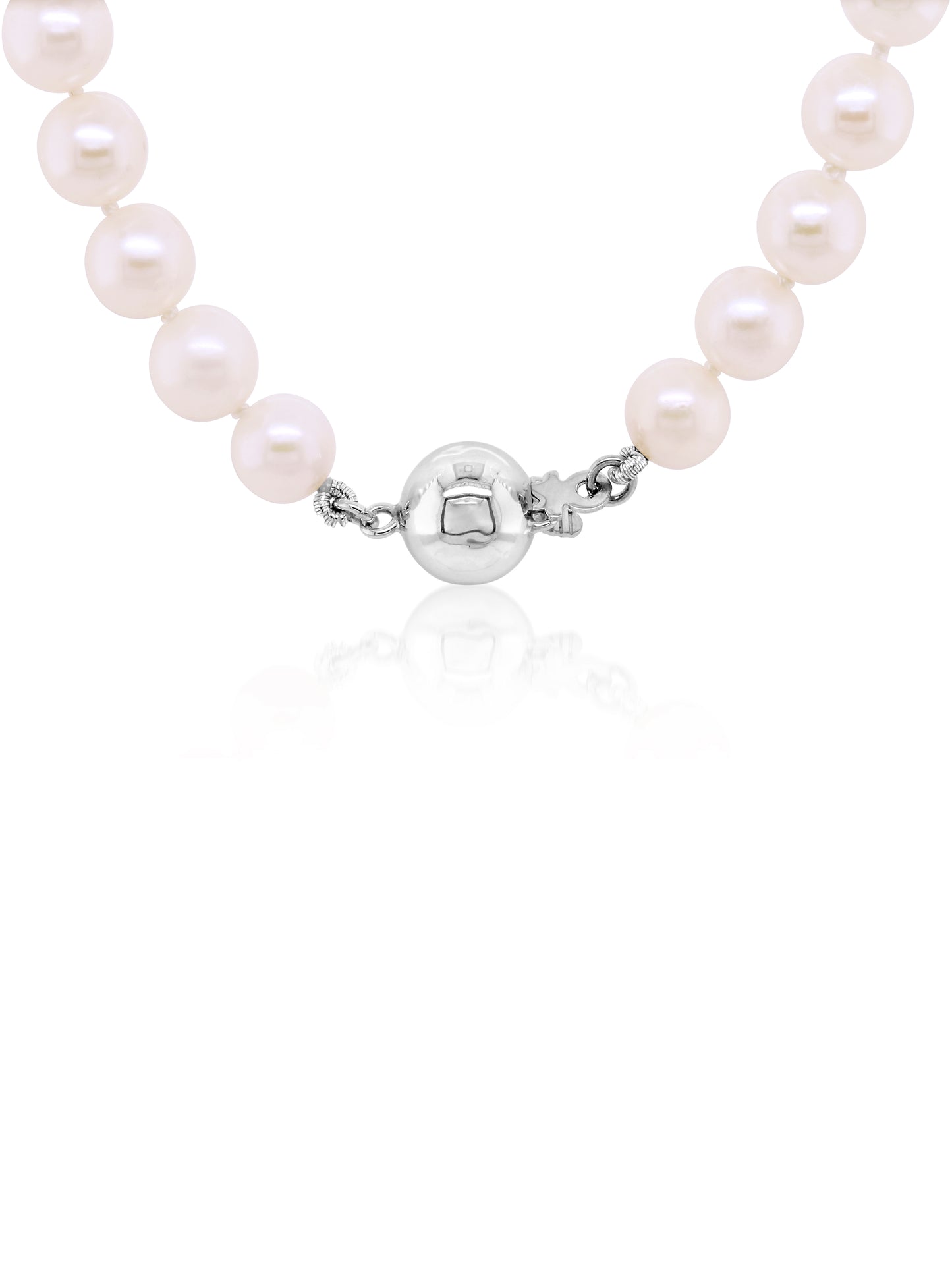 Akoya Pearl Necklet, 9K WG Clasp, 45cm, 6-6.5mm