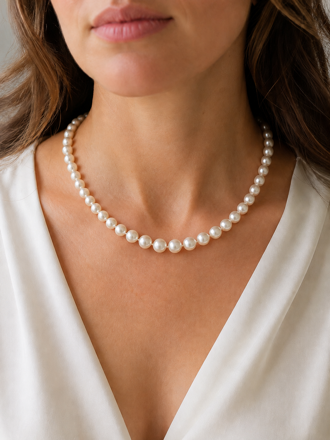 South Sea Graduated Pearls 8-9mm, 41cm