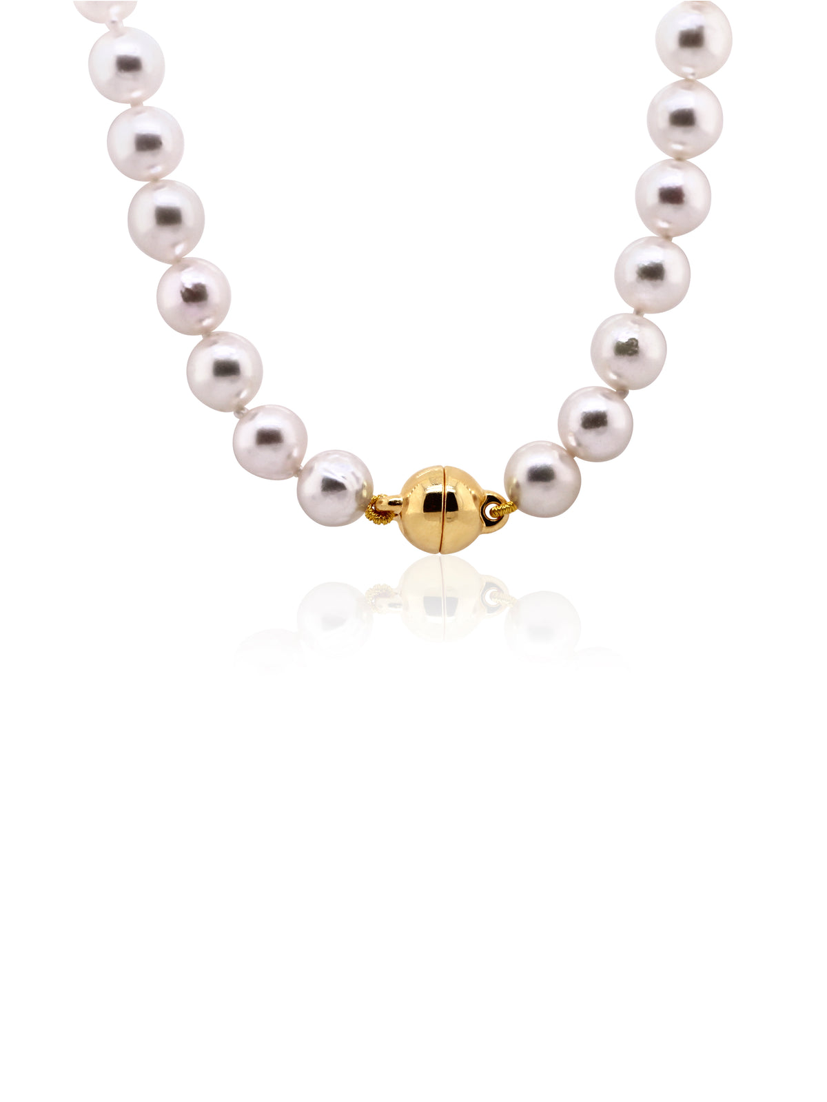 Japanese Akoya Organic Pearls 7-7.5mm, 42cm
