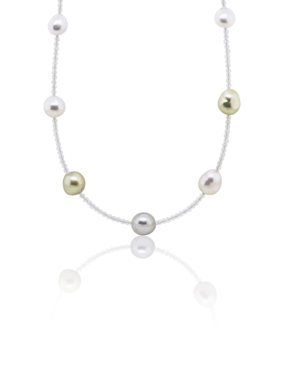 South Sea & Tahitian Pearl Necklet, 45cm