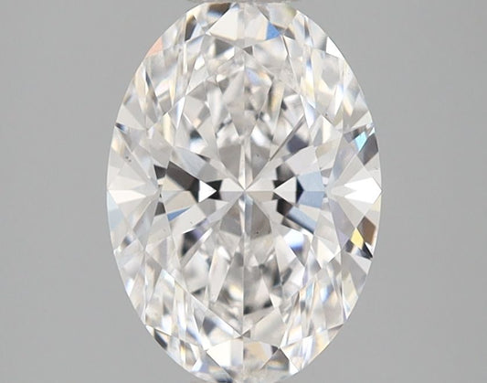 1.58 Carat D-VS1 Oval Lab Diamond