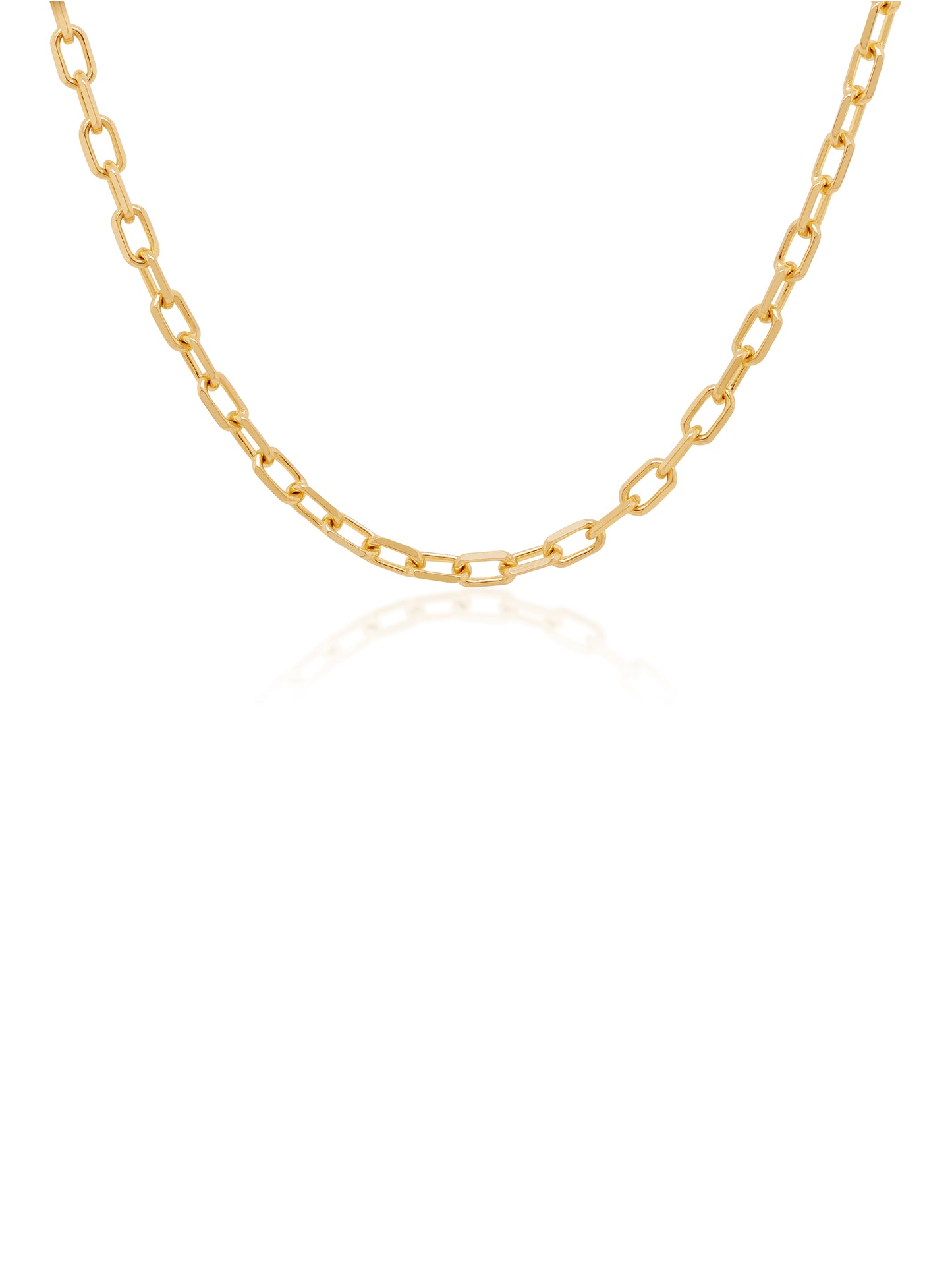Open Link Chain 9 Carat Yellow Gold, 60cm