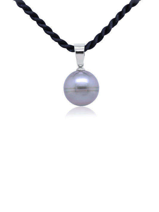Tahitian Pearl Set Pendant, Sterling Silver