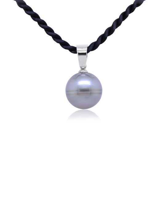 Tahitian Pearl Set Pendant, Sterling Silver