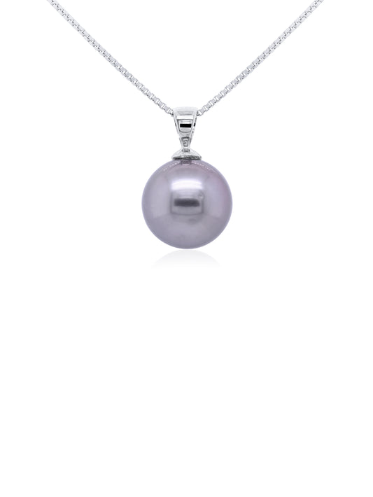 Tahitian Pendant 13mm 9K WG Drop